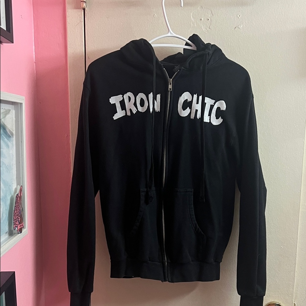Iron Chic Black Hoodie